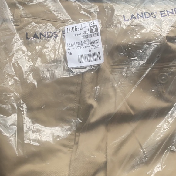 LANDS'END KHAKI PANTS - Picture 3 of 3